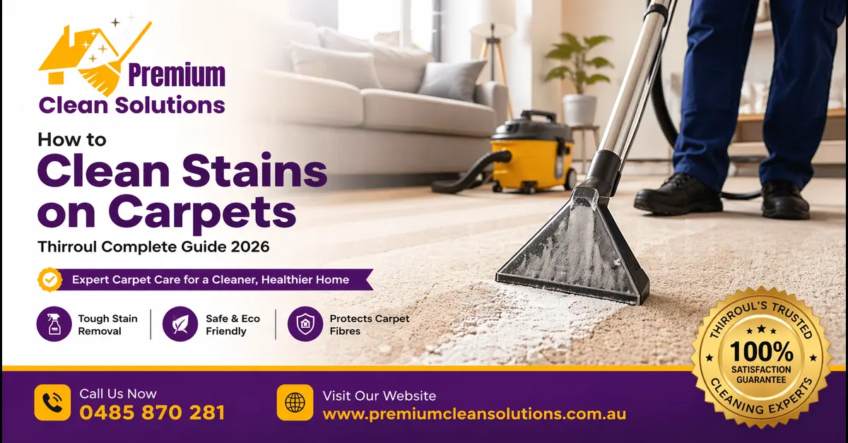 how to clean stains on carpets